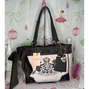 Juicy Couture Daydreamer Tote, Chiffon Pink/chocolate